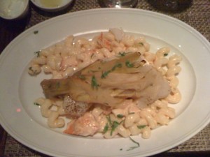 hake w lobsert mac & cheese