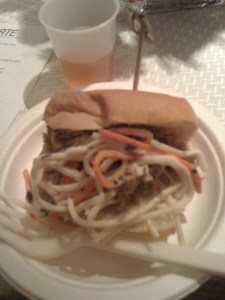 Harvest - pork slider & cocktail