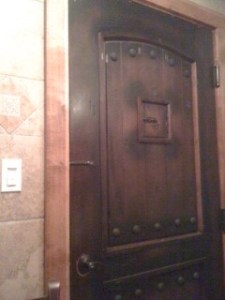 bathroom door