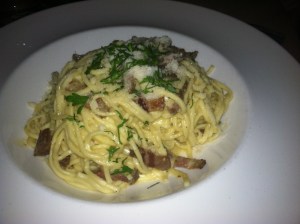 Chitarra Carbonara