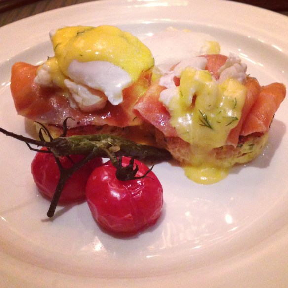 Poached Eggs & Salmon